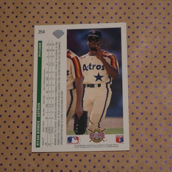 Ryan Bowen #354 Baseball Card - Picture 2 of 2